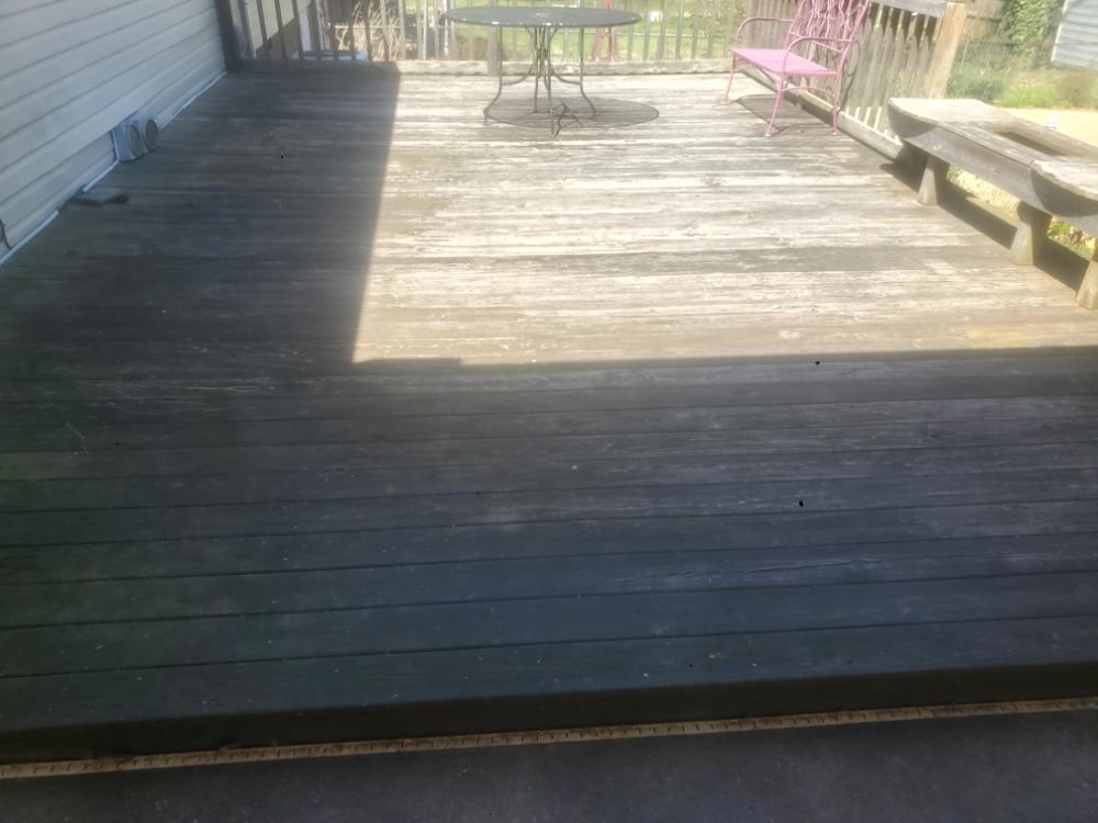 Color Restoration Deck Cleaning in Spartanburg, SC