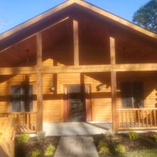 Soft Washing a Log Cabin in Gaffney, SC 6